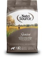 Nutrisource Senior Recipe Chicken & Rice Dry Dog Food (Item #073893265047)