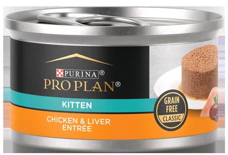 Pro Plan Development Chicken & Liver Entrée Classic Grain Free Wet Cat Food