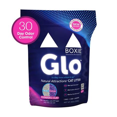 Boxiecat Glo Clumping Clay Cat Litter - 28 lb