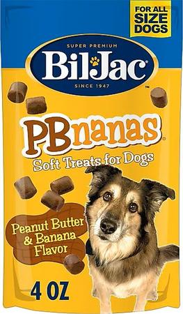 Bil-Jac PBNanas Soft Treats for Dogs