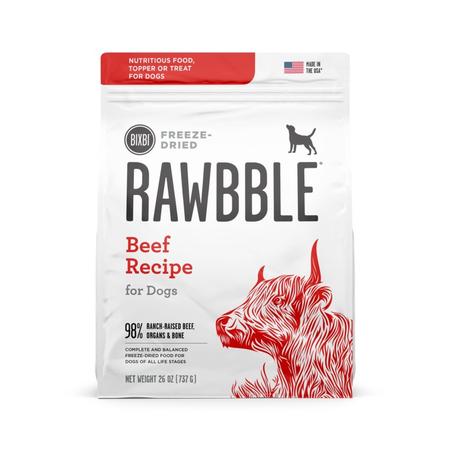 Rawbble® Freeze-Dried Food for Dogs – Beef Recipe