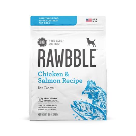 Bixbi Rawbble® Freeze-Dried Food for Dogs – Chicken & Salmon Recipe