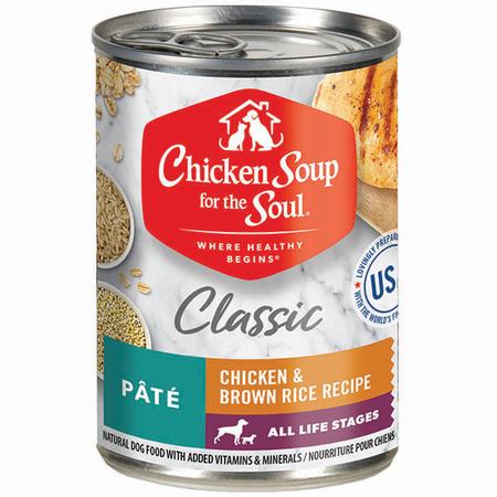 Chicken Soup for the Soul Classic Adult Dog Wet Food - Chicken & Brown Rice Pate