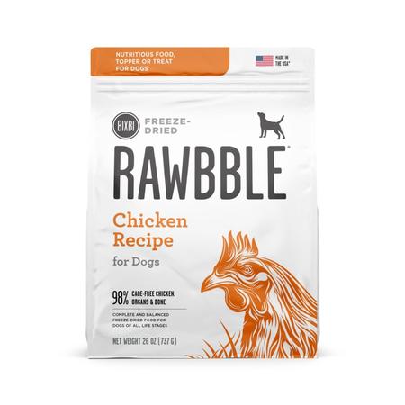 Bixbi Rawbble® Freeze-Dried Food for Dogs – Chicken Recipe