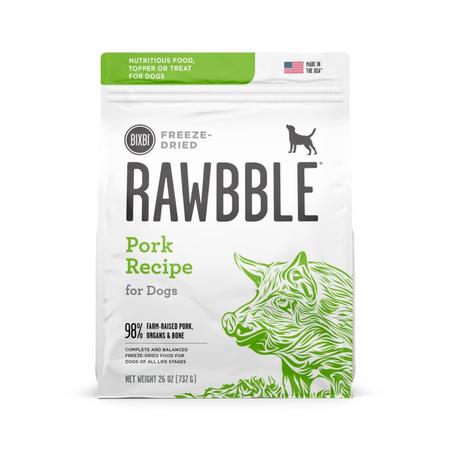 Rawbble Rawbble® Freeze-Dried Food for Dogs – Pork Recipe