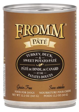 Fromm Pate Turkey, Duck, and Sweet Potato Dog Food