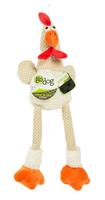 GoDog Checkers Rooster Chew Guard Squeaky Plush Dog Toy (Item #743723708807)