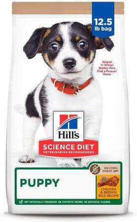 Hill's Science Diet Puppy Chicken & Brown Rice Recipe No Corn, Wheat or Soy Dry Dog Food