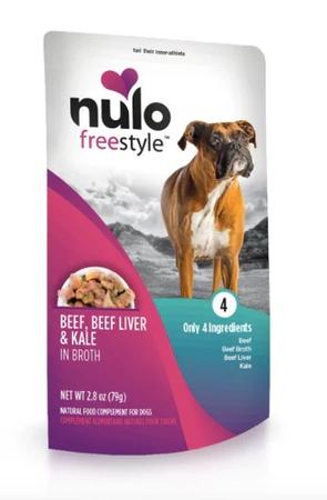 Nulo Freestyle Beef, Liver & Kale in Broth Wet Dog Food