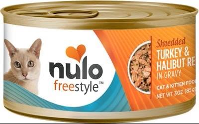 Nulo Shredded Turkey & Halibut Canned Cat Food