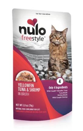 Nulo Freestyle Yellowfin Tuna & Shrimp in Broth Wet Cat Food
