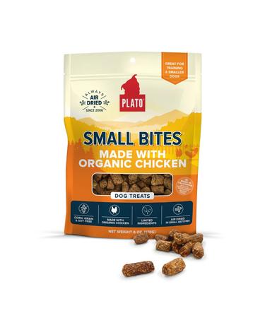 Plato Small Bites With Organic Chicken Dog Treats