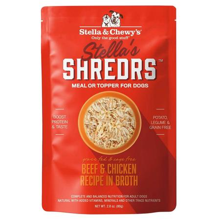 Stella's Shredrs Beef & Chicken Recipe in Broth