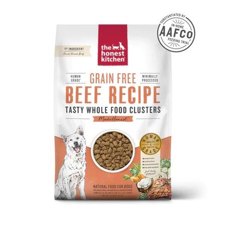 The Honest Kitchen - Grain-Free Beef Clusters Dry Dog Food