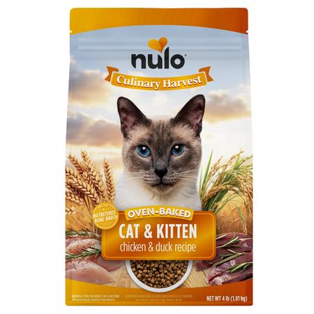 Nulo Culinary Harvest Baked Chicken & Duck Recipe for Adult Cats & Kittens