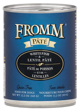 Fromm Gold Whitefish & Lentil Pate Wet Food for Dogs