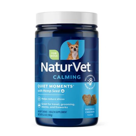 NaturVet Quiet Moments® with Hemp Seed Calming Soft Chews