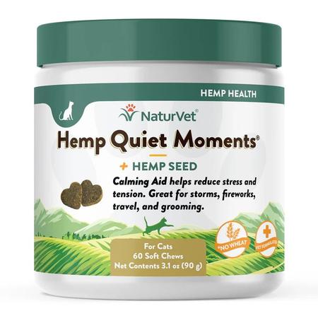 NaturVet Hemp Quiet Moments® Cat Soft Chews