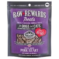 Northwest Naturals Raw Rewards Pork Heart Freeze Dried Dog & Cat Treats (Item #087316311143)