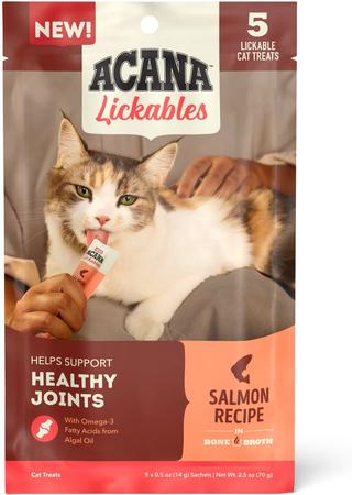 ACANA Salmon Lickables Cat Treats 5-pack