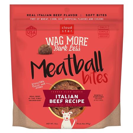 Wag More Bark Less Grain Free Meatball Bites Dog Treats