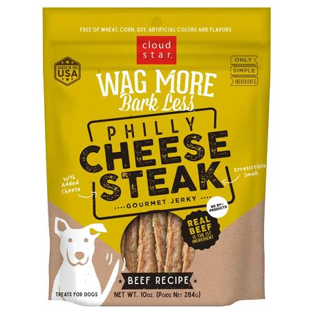 Wag More Bark Less Jerky, Philly Cheesesteak Beef