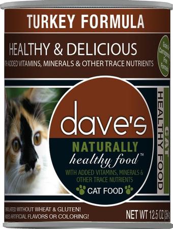 Dave's Pet Food Cat Naturally Healthy Turkey