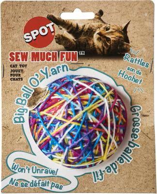Sew Much Fun Yarn Ball Cat Toy 3.5-in, 1 count