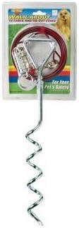 Walk-About Combo Stake W/Cable