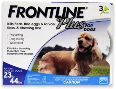 Frontline Plus for Dogs 23-44 Pounds