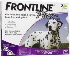 Frontline Plus for Dogs 45-88 Pounds