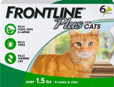 Frontline Plus Flea & Tick Spot Treatment for Cats