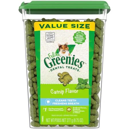 Feline Greenies Dental Care Treats - Catnip 9.75oz