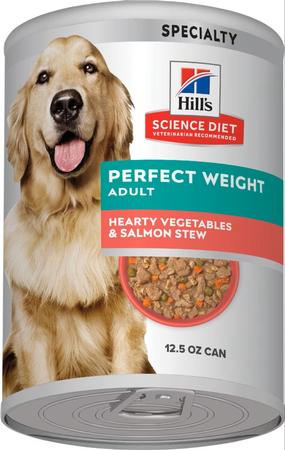 Hill's Science Diet Adult Perfect Weight Management Hearty Vegetables & Salmon Stew