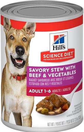 Hill's Science Diet Adult Savory Stew with Beef & Vegetables