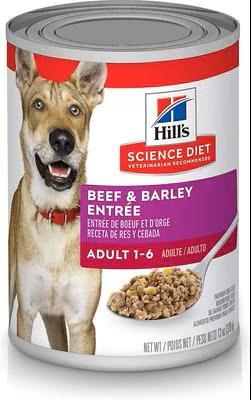 Hill's Science Diet Adult Beef & Barley Entree Dog Canned Food