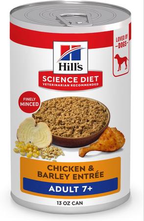 Hill's Science Diet Senior Adult 7+ Chicken & Barley Entree Wet Dog Food