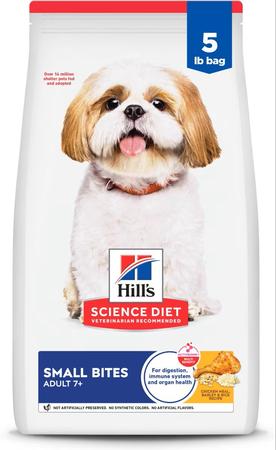 Hill's Science Diet Senior Adult 7+ Small Bites Chicken, Barley & Rice Recipe