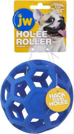 JW Pet Hol-ee Roller Dog Toy, Color Varies, Medium