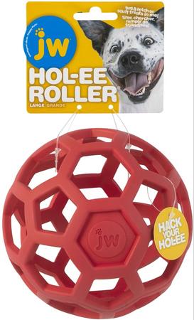 JW Pet Hol-ee Roller Dog Toy, Color Varies, Small