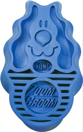 KONG Dog ZoomGroom Multi-Use Brush, Boysenberry