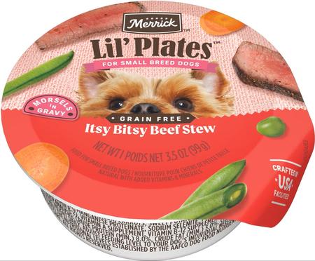 Merrick Lil' Plates Wet Dog Food Itsy Bitsy Beef Stew