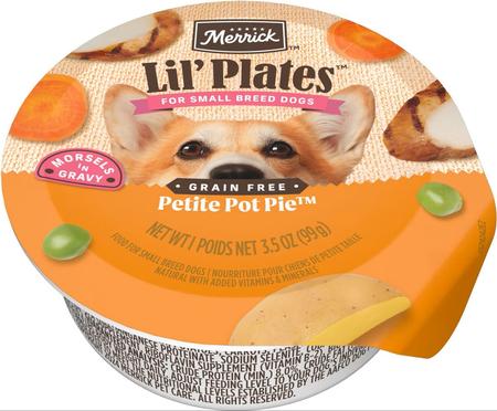 Merrick Lil' Plates Wet Dog Food Petite Pot Pie