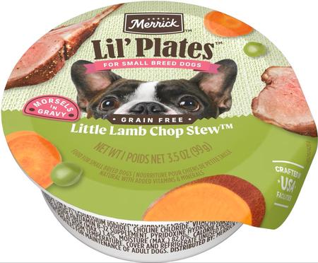 Merrick Lil' Plates Wet Dog Food Little Lamb Chop Stew
