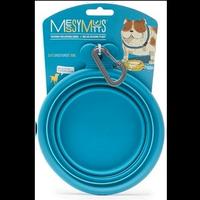 Messy Mutts Collapsible Bowl Blue - 13.5oz (Item #628043603264)