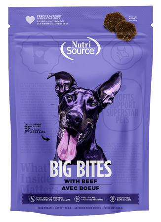 NutriSource Grain?Free Beef Big Bites