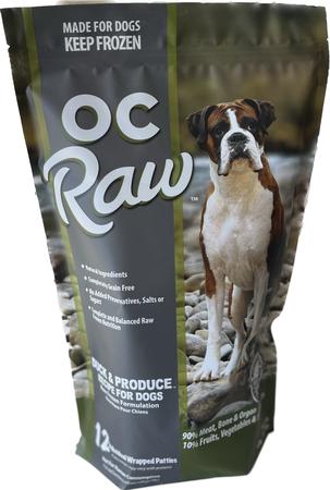 Duck & Produce Raw Frozen Dog Food Patties – 6 lb