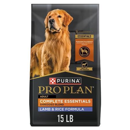 Purina Pro Plan Complete Essentials Shredded Blend Lamb and Rice Dry Dog Food