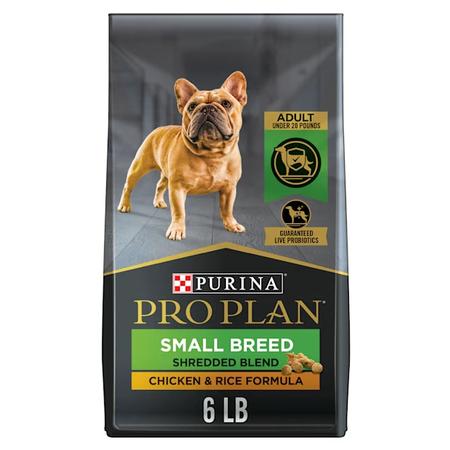 Purina Pro Plan Adult Small Breed Shredded Blend Dry Dog Food
