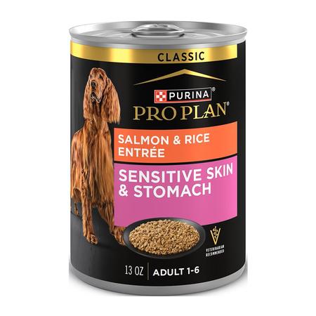 Purina Pro Plan Sensitive Skin and Stomach Salmon and Rice Wet Dog Food 12 oz